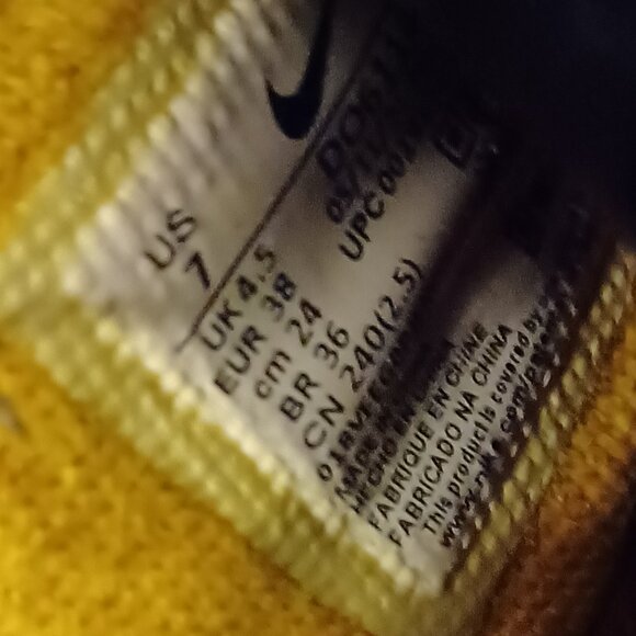 Nike Air Force 1 Shadow Sisters Dark Sulfur Sneaker Shoe Women's Size 7 - Picture 11 of 11